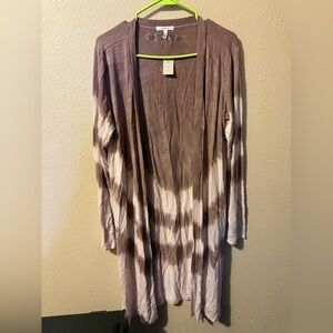 Maurices Women’s Tie Dye Long Sleeve NWT Long Open Covering M